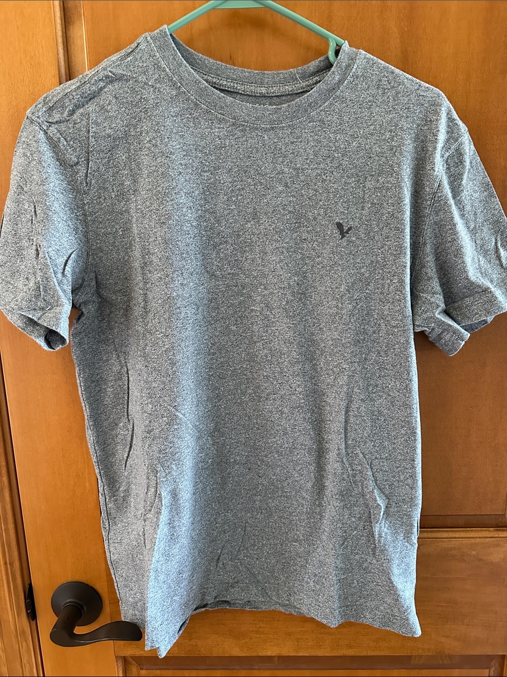 American Eagle Super Soft Heather Grey Short Sleeve T-Shirt Men's Size Small